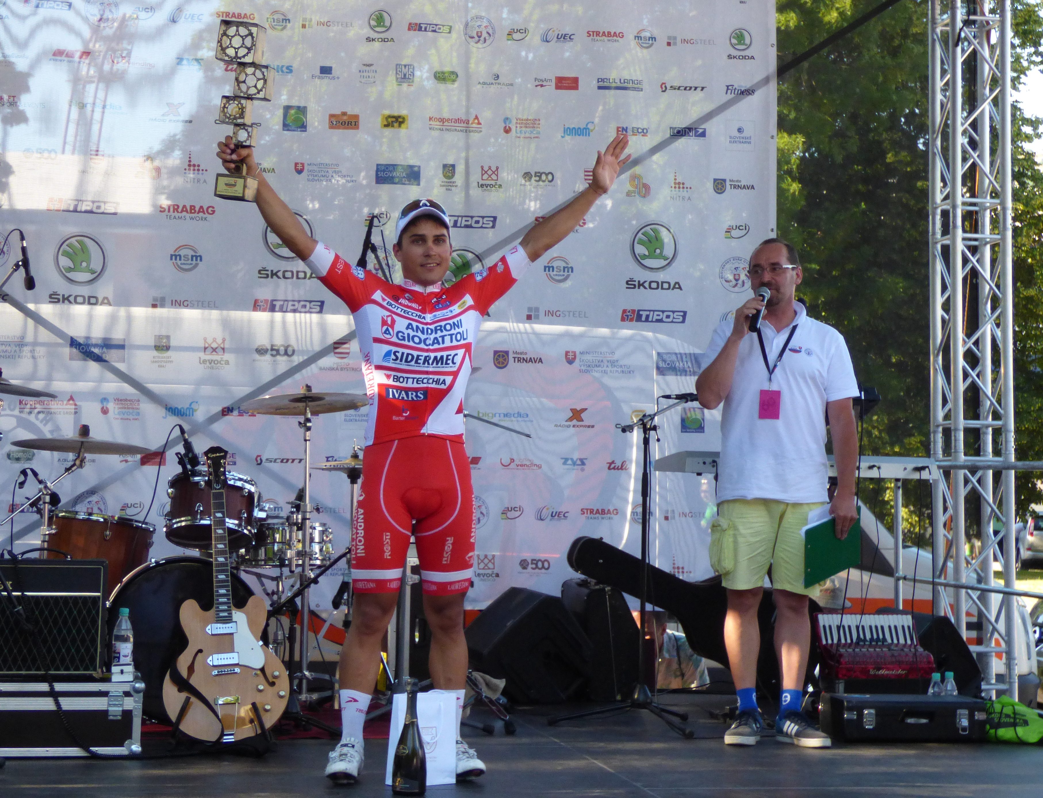 Okolo Slovenska: Druhú etapu vedúcu do Nitry v špurte ukoristil pre seba Malucelli