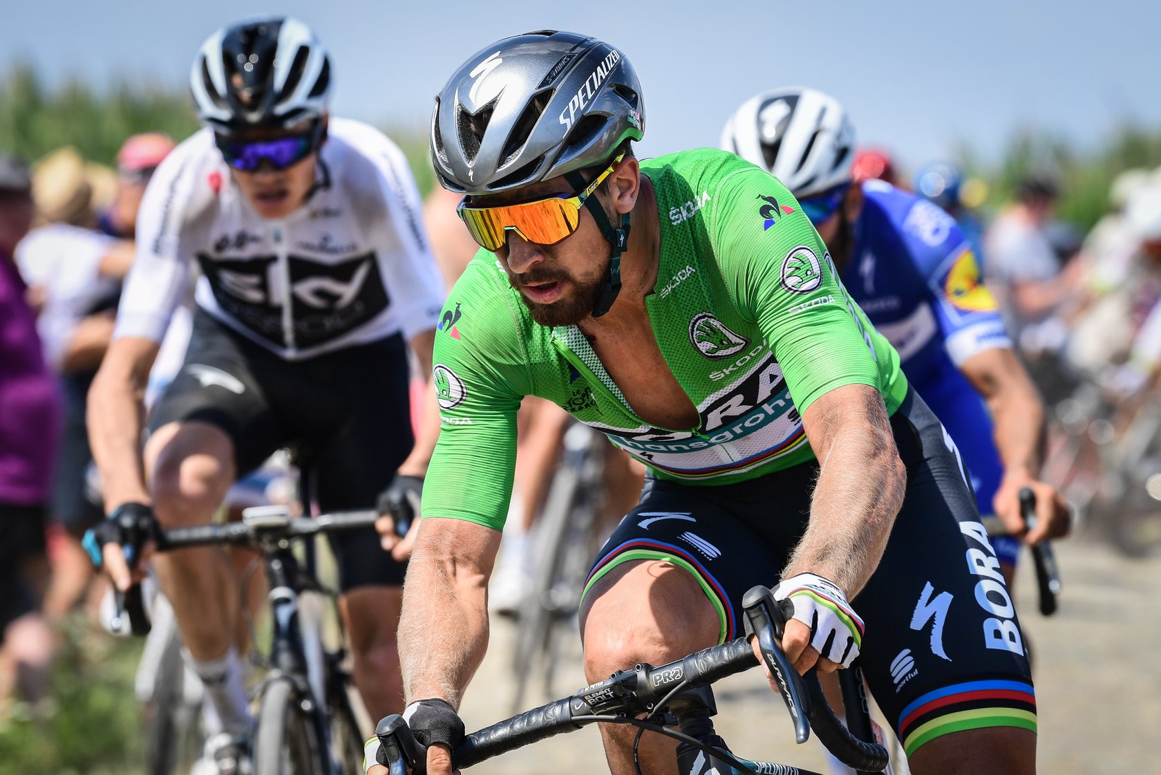 Peter Sagan bol v 14. etape Tour de France v úniku a zaznamenal veľmi dobrý výsledok