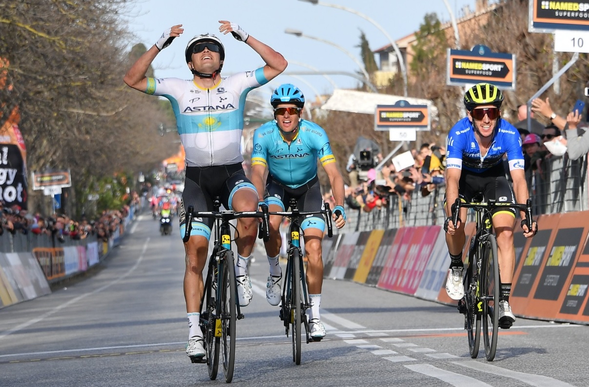 Tirreno – Adriatico 4. etapa: Na vrchole stúpania preťal cieľ ako prvý Alexej Lutsenko, Peter Sagan tesne za top 10